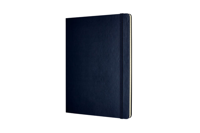 Notitieboek Moleskine XL 190x250mm lijn sapphire blue