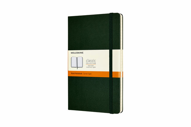 Notitieboek Moleskine L 130x210mm lijn myrtle green