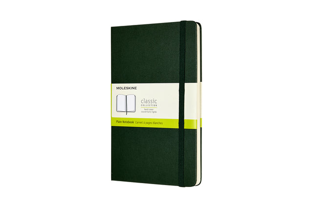 Notitieboek Moleskine L 130x210mm blanco myrtle green