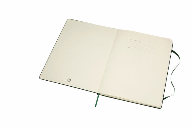 Notitieboek Moleskine XL 190x250mm lijn myrtle green