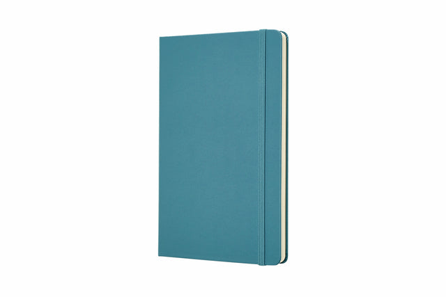 Notitieboek Moleskine L 130x210mm blanco reef blue