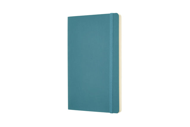 Notitieboek Moleskine L 130x210mm blanco reef blue
