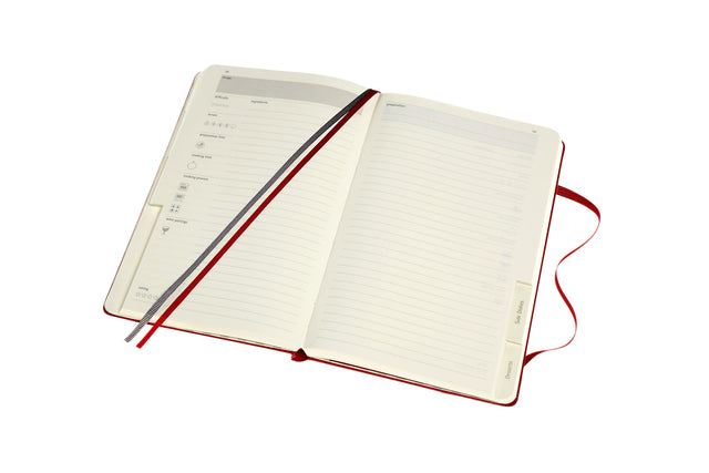 Notitieboek Moleskine Passion journal recepten rood