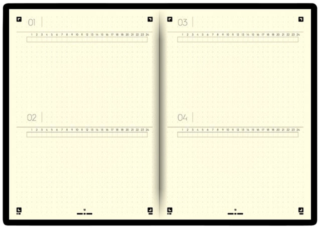 Bullet Journal Oxford My Journal A5 dots zwart