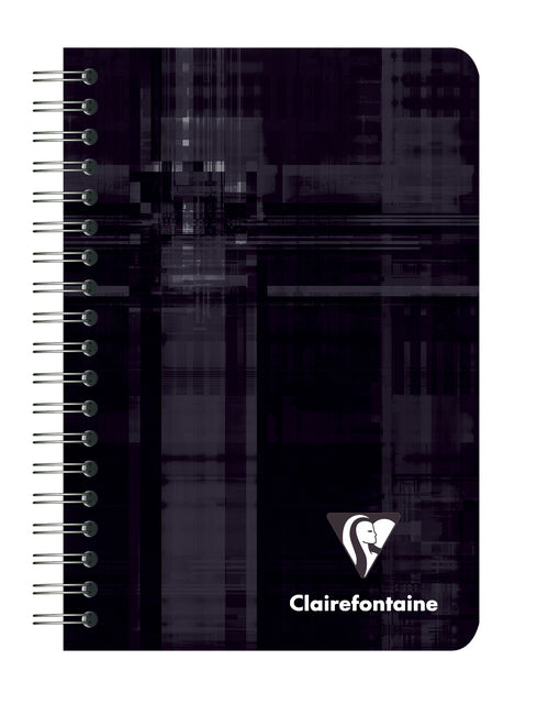 Notitieboek Clairfontaine spiraal 95x140mm lijn assorti (per 5 stuks)