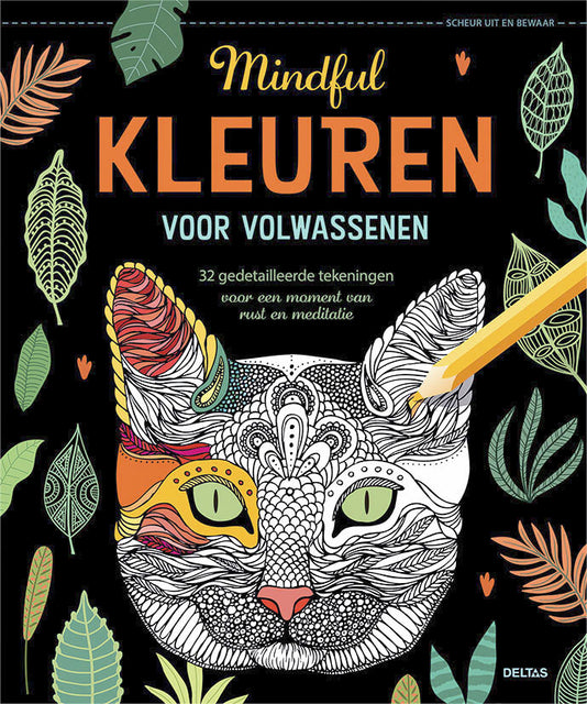 Kleurboek Deltas volwassenen mindful kleuren