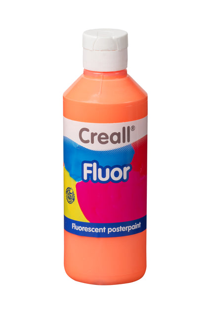 Plakkaatverf Creall fluor 03 oranje 250 ml