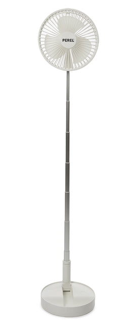 Tafelventilator Perel inklapbaar en oplaadbaar Ø17cm