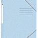 Elastomap Oxford Top File+ A4 3 kleppen 390gr pastel blauw (per 10 stuks)