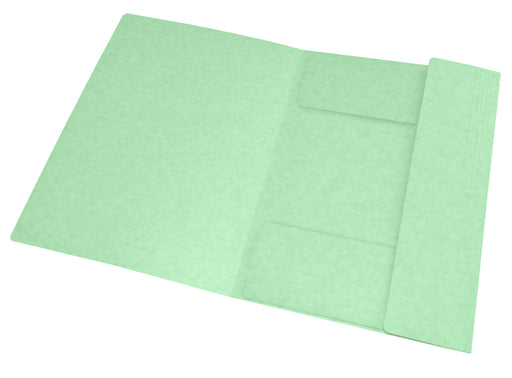 Elastomap Oxford Top File+ A4 3 kleppen 390gr pastel groen (per 10 stuks)
