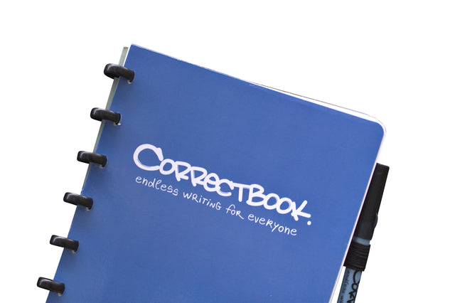 Notitieboek Correctbook A5 lijn 40blz earthy blue