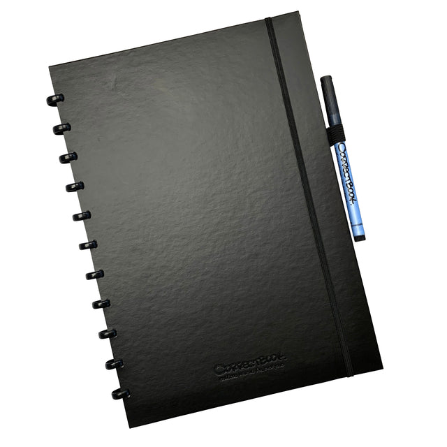 Notitieboek Correctbook Premium A4 lijn 40blz ink black