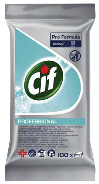 Reinigingsdoekjes CIF Multi hygiene 100 stuks (per 4 stuks)