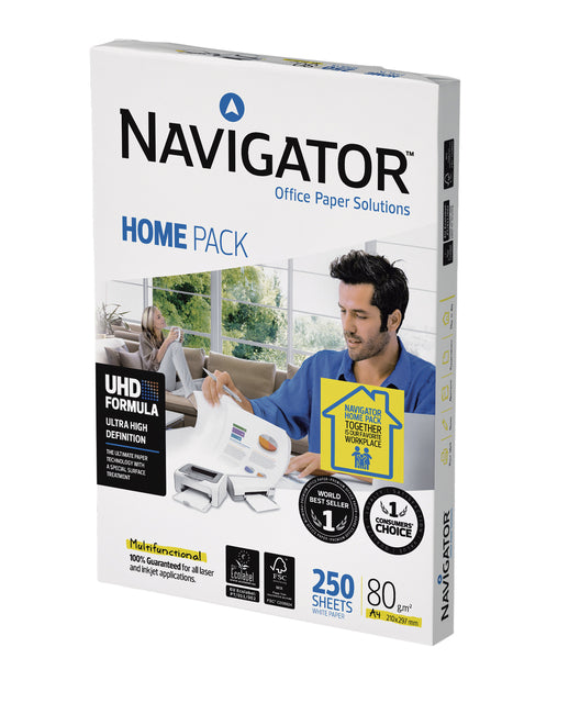 Kopieerpapier Navigator Homepack A4 80gr wit 250vel