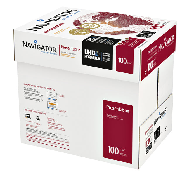 Kopieerpapier Navigator Presentation A4 100gr wit 500vel