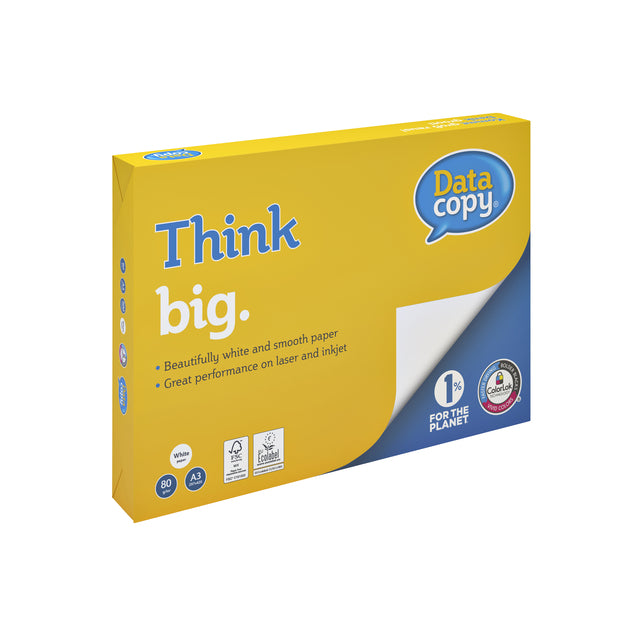 Kopieerpapier Datacopy A3 80gr wit 500vel