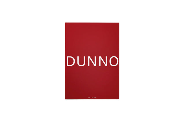 Notitieboek Octàgon DUNNO A5 135x200mm dots rood