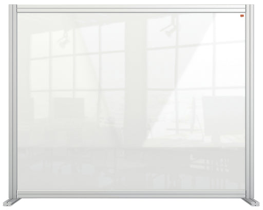 Bureauscherm uitbreidingspaneel Nobo modulair transparant acryl 1400x1000mm