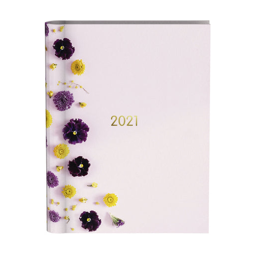 Agenda 2021 wire-o flowers pink