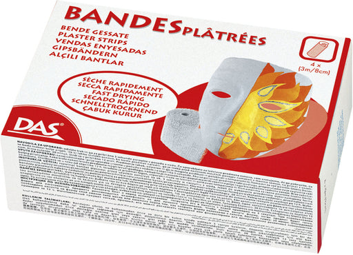 Gipsverband DAS plastertrip 8cmx3m doos à 4 strips
