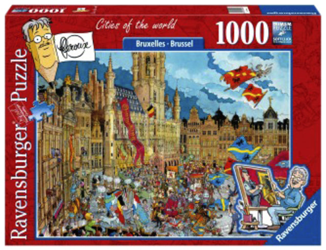 Puzzel Ravensburger Fleroux Brussel 1000 stukjes