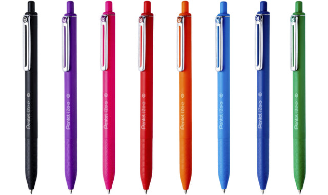 Balpen Pentel iZee BX470 zwart (per 12 stuks)