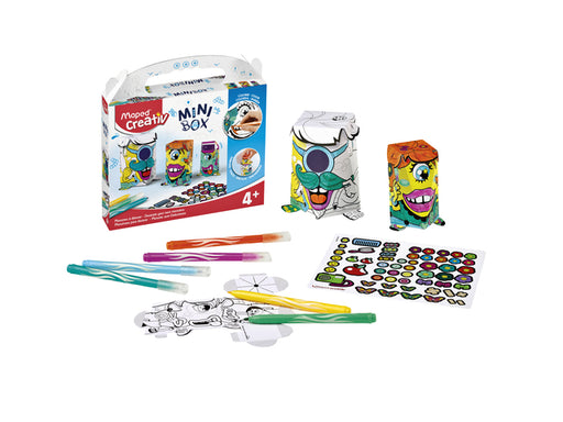 Knutselset Maped Mini Box monsters decoreren