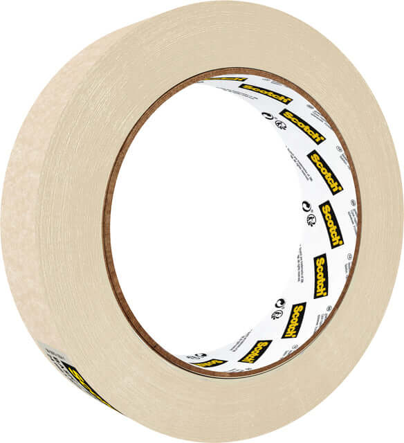 Afplaktape Scotch Basic 24mmx50m beige (per 24 stuks)