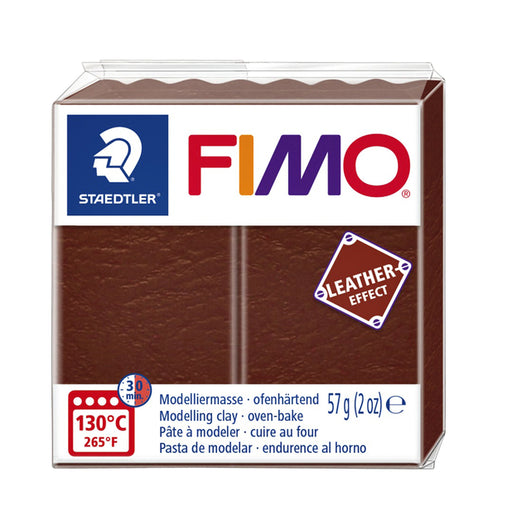 Klei Fimo leather-effect 57 gr noot