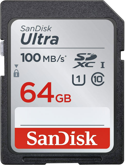 GEHEUGENKAART SANDISK SDXC ULTRA UHS-I 100MB/S 64GB