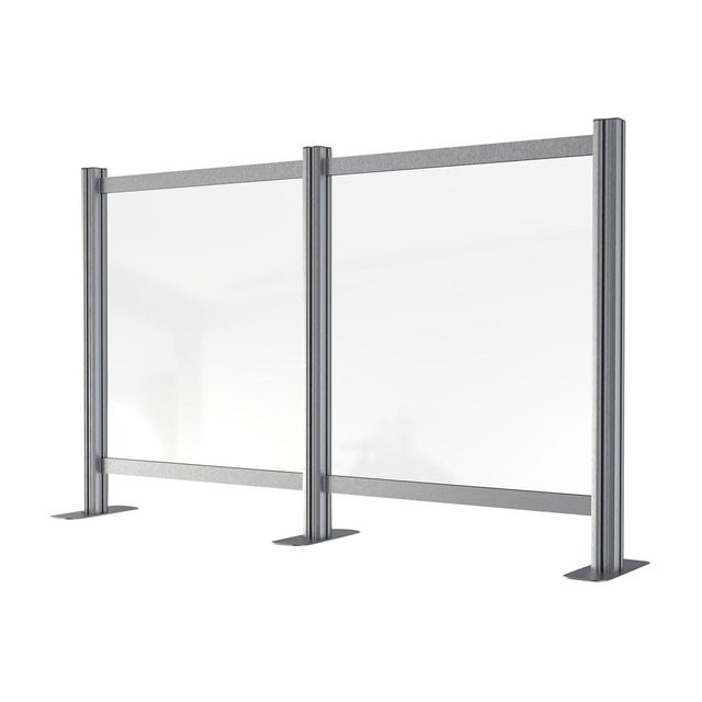 Hygiënescherm OPUS 2 aluminium aanbouw 950X900mm