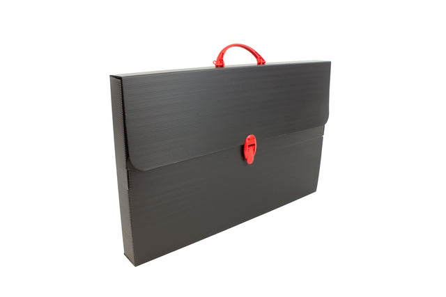 Koffer Balmar2000 42.5x55.5x3.3cm zwart (per 16 stuks)