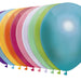 Ballon Haza uni 30cm 50 stuks metallic assorti