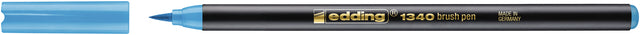 Brushpen edding 1340 azuurblauw (per 10 stuks)
