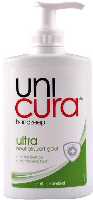Handzeep Unicura vloeibaar Ultra 250ml met pomp (per 6 stuks)