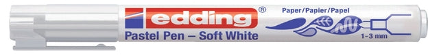 Viltstift edding 1500 soft wit (per 10 stuks)