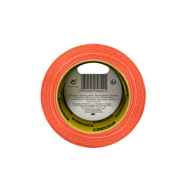 Plakband Scotch high visibility 48mmx25m oranje