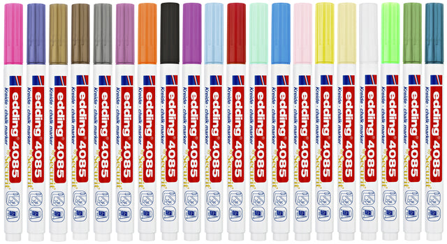 Krijtstift  edding by Securit 4085 rond 1-2mm lichtblauw (per 10 stuks)