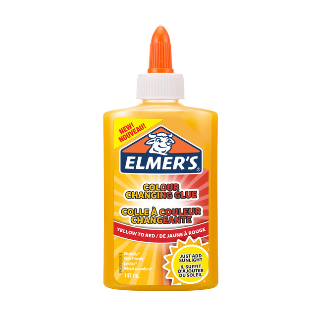 Kinderlijm Elmer's kleurveranderde 147ml geel