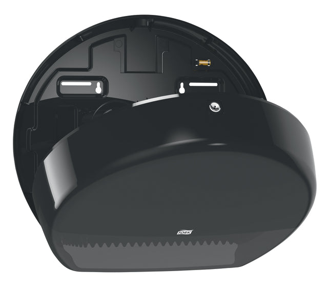 Toiletpapierdispenser Tork Jumbo T1 Elevation zwart 554008