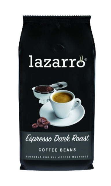 Koffie Lazarro Bonen Dark Roast 1KG
