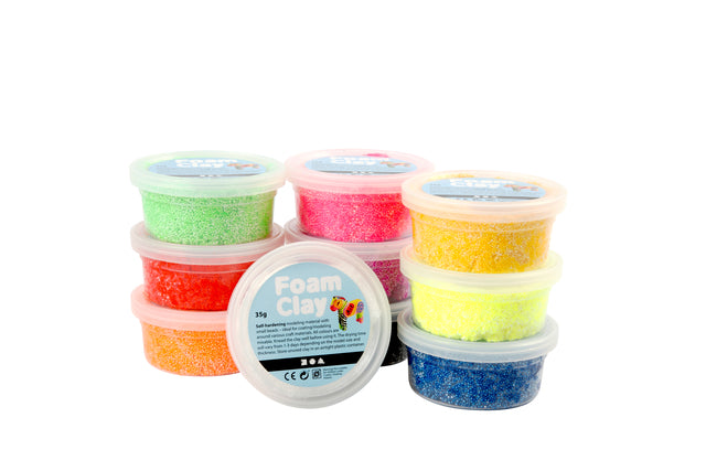 Klei Foam Clay basis 35gr assorti