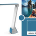 Bureaulamp MAUL Seven LED colour vario op accu atlantic blue