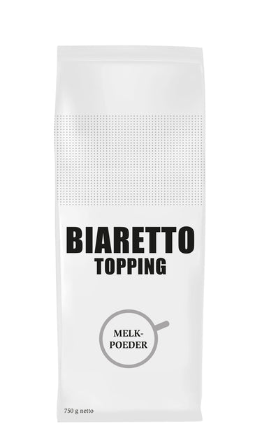 Melkpoeder Biaretto topping voor automaten 750gram