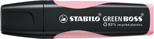 Markeerstift STABILO Green Boss poeder roze (per 10 stuks)