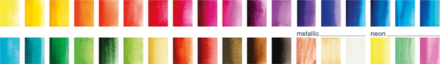 Waterverf Faber-Castell palet à 36 kleuren assorti