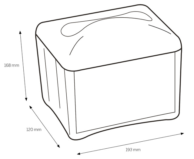 Dispenser Katrin 22564 doeken Easy1 transparant