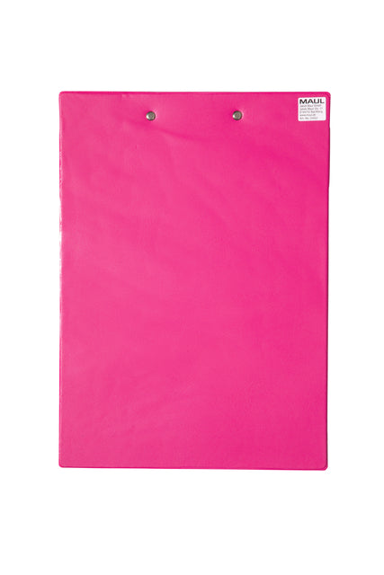 Klembord MAUL A4 staand neon roze (per 12 stuks)