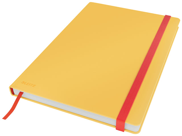 Notitieboek Leitz Cosy B5 lijn geel