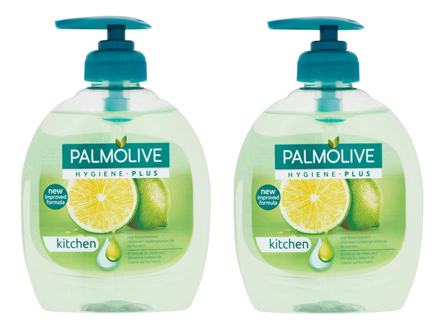 Handzeep Palmolive vloeibaar anti geur met pomp 300ml (per 6 stuks)